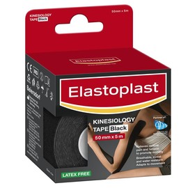 Elastoplast Sport Kinesiology Tape Black 50mm x 5m