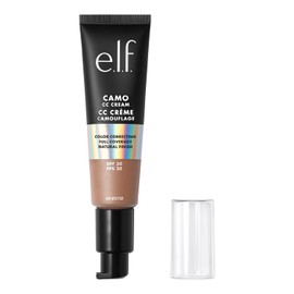 Crema CC de camuflaje de elfo | Base de cobertura completa correctora de color con SPF 30 | Profundo 540 N | 1,05 onzas (30 g)