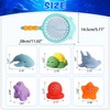Plliocse 7 Pcs Baby Bath Toys for 1-4 Year Old,