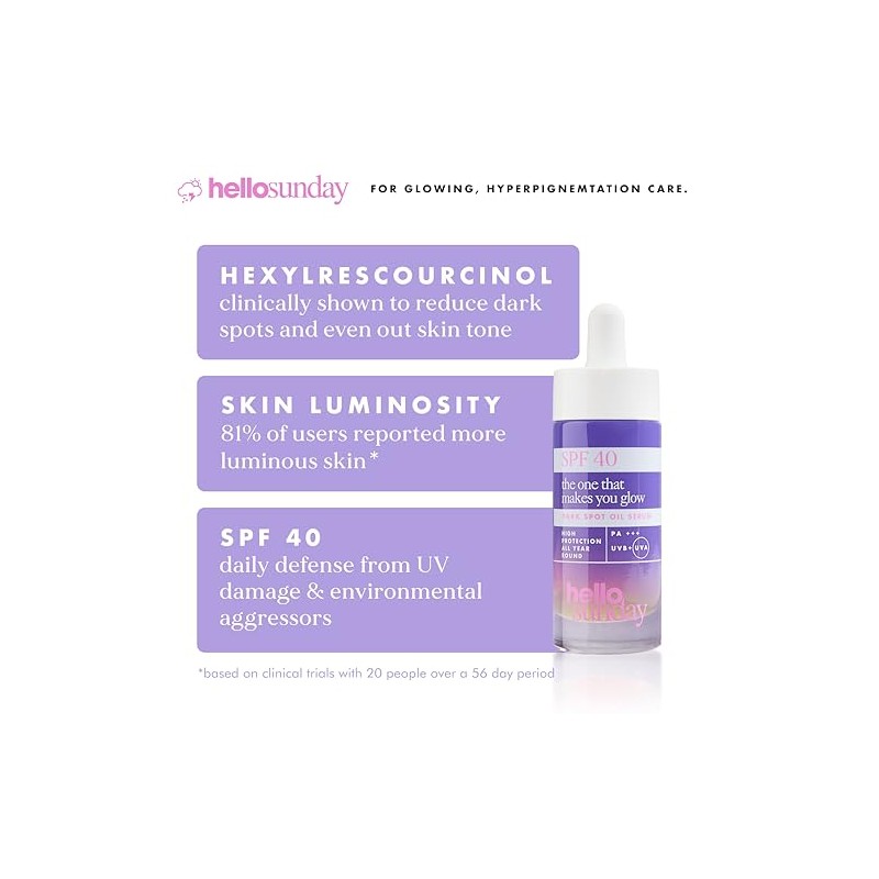 The One That Makes You Glow Dark Spot Serum SPF