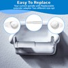 Toilet Paper Holder with Extender Adaptor, Fit Double Rolls and