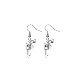Cowgirls Boot Earring for Women Western Cowgirl Boots Hat Earrings Set Pistol Dangle Drop Earrings Western Trendy Jewelry for Women(D)