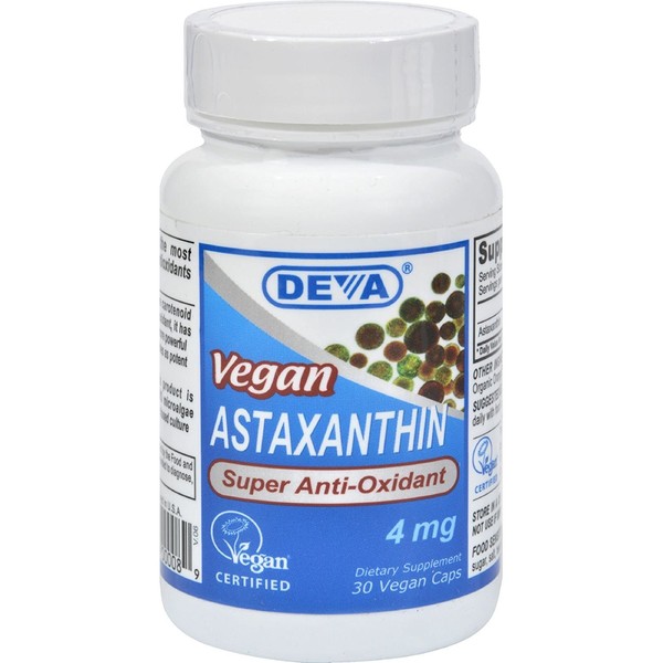 Deva Vegan Vitamins Astaxantin 4Mg Vegan 30 Sgel