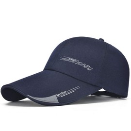 Eternal Leaf FT22101 Baseball Cap, Brim Length 4.3 inches (11 cm), Baseball Cap, Golf Cap, Adjustable for Large Sizes, 03.navy