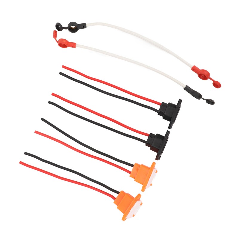 Electric Bike Charging Port Socket with Waterproof Cover Cable Connector