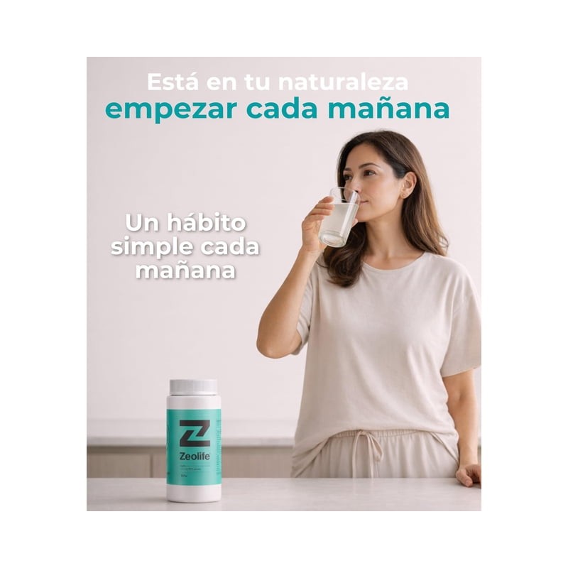 ZEOLIFE ZEOLITA CLINOPTILOLITA 96% PUREZA 2 FRASCOS de 500 GRS