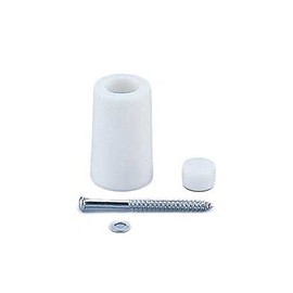 Hikari GD-40-2 Rose Rubber Cushion Door Stop, White, 1.6 x 9.8 inches (40 x 25 cm)