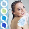 Sibba Pack of 8 Exfoliating Gloves, Bath Gloves for Shower,
