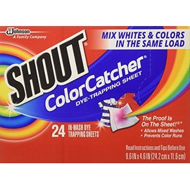 Shout Color Catcher & Washer Sheets-24 ct. (Pack of 5)