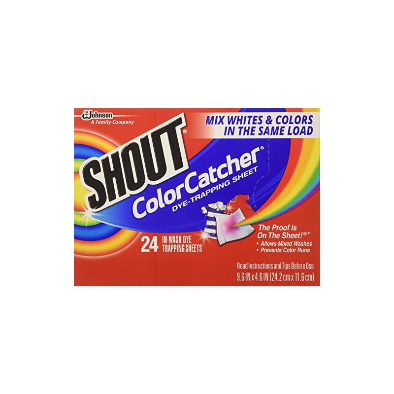 Shout Color Catcher & Washer Sheets-24 ct. (Pack of 5)