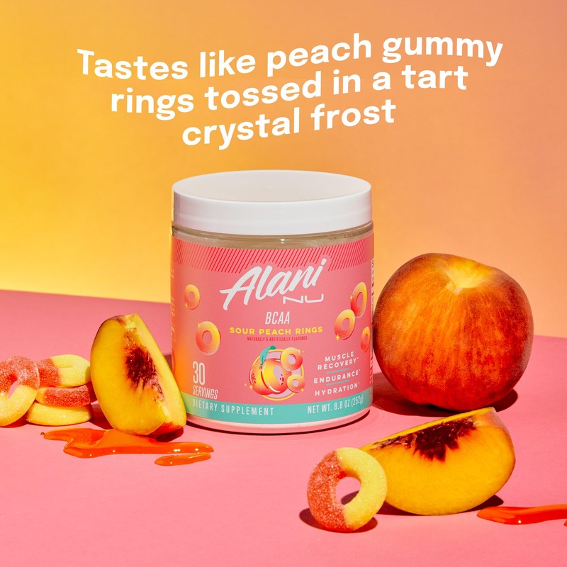 Alani Nu BCAA Sour Peach Ring | Branch Chain Essential