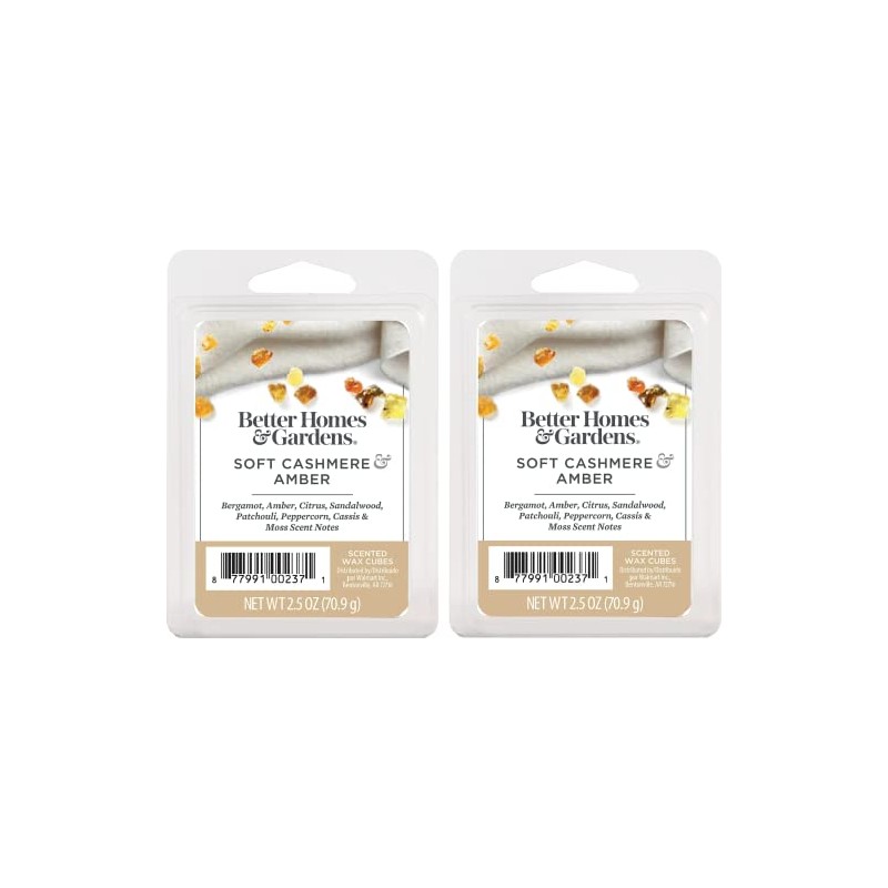 Better Homes and Gardens Scented Wax Cubes 2.5oz 2-Pack (Soft