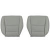 SecosAutoparts Driver & Passenger Side Bottom Replacement Leather Perforated Seat