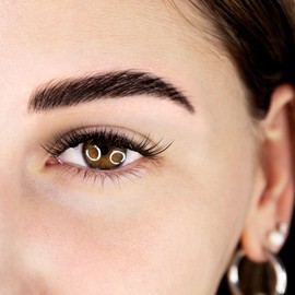 NICLAY Eyebrow & Eyelash Colour - Lashes & Brows Dye for Natural & Long-Lasting Result, Lash & Eyebrow Tint for Intense Colouring - Brown