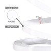 ZYJT PVC Edge Banding, 1/2" x 25ft Glossy White Non