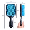 Bluelander Cepillo para Cabello Antinudos con Mango Ergonómico, Cepillado Sin
