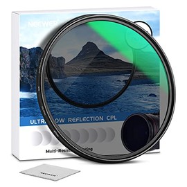 NEEWER 67mm Polarizer Filter 30 Layer Multi Resistant Nano Coated Circular Polarizing Filter(CPL) with HD Optical Glass/Ultra Slim Frame, Reduce Glare/Enhance Contrast/Reduce Reflection