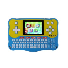 Kids Tablet/Baby Learning Pad with 102 Activities/Toddler Tablet with ABC/Words/Music/Math Interactive Educational Electronic Toys Gifts Handheld Game for Preschool Boys Girls Ages 3-12 (Blue-)