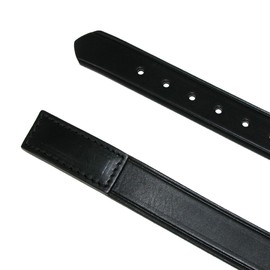 Boston Leather Men's Big & Tall Leather Movers & Mechanics No Scratch Work Belt, 5X, Black