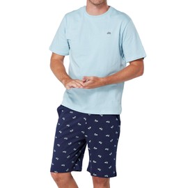The Essentials Wardrobe Mens TEW Shorty Pyjamas - Bike - Medium