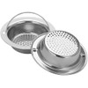 2Pcs Kitchen Sink Strainer Food Catcher, Stainless Steel Sink Garbage