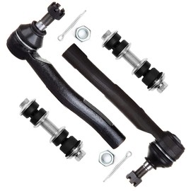 SCITOO 4pcs Suspension Kit Tie Rod End Sway Bar End Link Replacement 2000 2001 2002 2003 2004 2005 For Toyota Echo