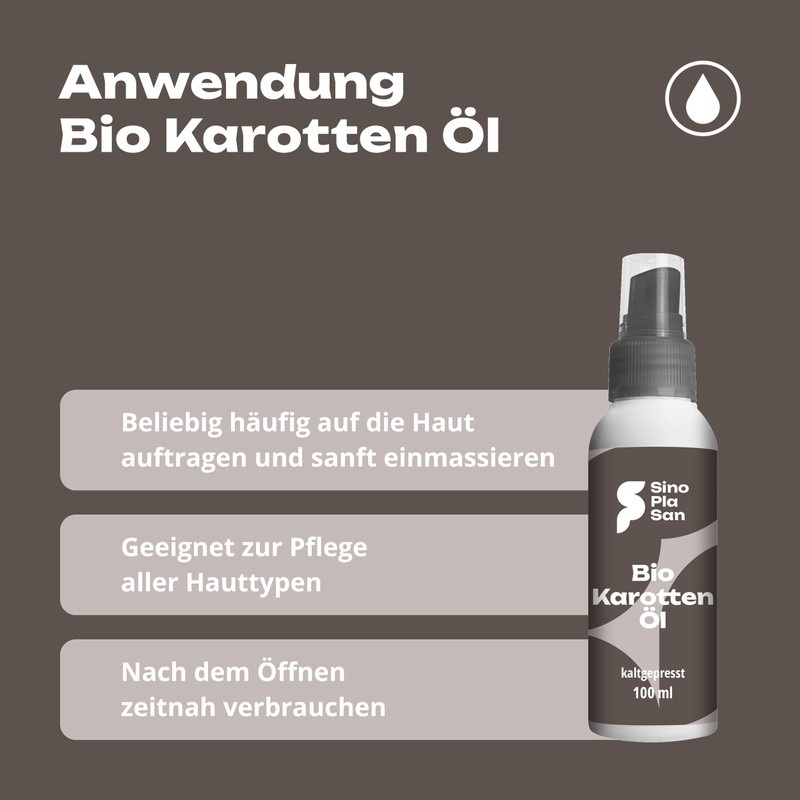 Organic Carrot Oil 100 ml | Skin Oil | 100%