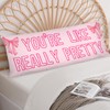 KAOWT Pink Your Like Really Pretty Body Pillow Covers 20x54,