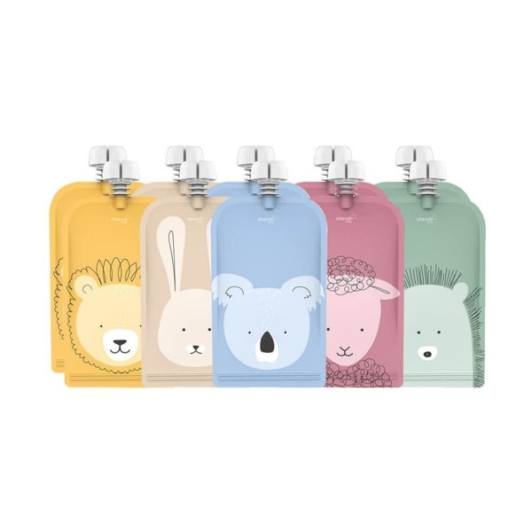 Cherub Baby On The Go Refillable Baby Food Pouches 10