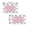 Lash Extension Aftercare Cards | 50 Pack | Eyelash Extension