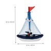 Operitacx Sailing Ship Model Decorative Sailboat Craft for Home Fish