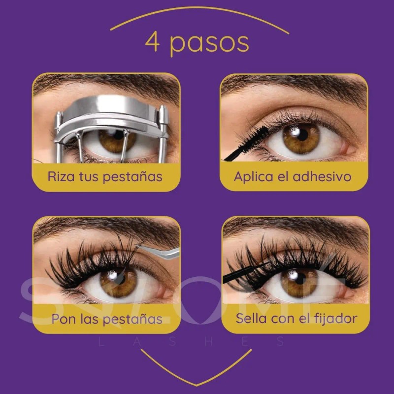 Pestañas Diy Golle Para Colocar En Casa Lash Kit P20