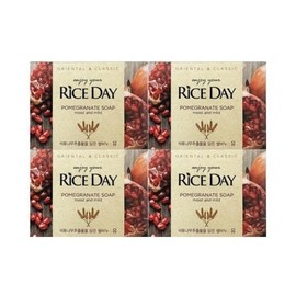 Rice Day You Soap 100g 4 Pieces Face Wash Soap / 라이스데이 유 비누 100g 4입 세안비누