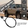 Zreneyfex 53630-04020 Hood Latch Release Cable with Handle Lever, Replacement