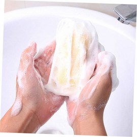 Mikinona 4pcs Face Cleanser Soap Foaming Nets Exfoliating Net Pouches for Safe and Skin Cleansing