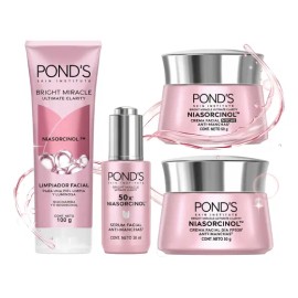 Rutina Ponds Bright Miracle Skincare Antimanchas Niasorcinol
