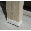 CHS 4 PK: Vinyl End Cap For 2x4 Wood Post