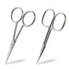 BEZOX Professional Cuticle Scissors Set, Multifunctional 2 Pieces Scissors with