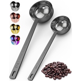 ORBLUE Coffee Spoon Scoop - Coffee Measuring Spoon, Coffee Measuring Spoon, Coffee Measuring Spoon, Coffee Dispenser - Spoon for Coffee Canister, Coffee Solder - Measuring Spoon for Coffee, Dosing