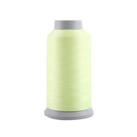 Luminous Sewing Thread, Glow in the Dark Embroidery Sewing Thread for Leather Crafts, Sewing, Handmade, DIY (3000 Yards, Middle-Yellow)