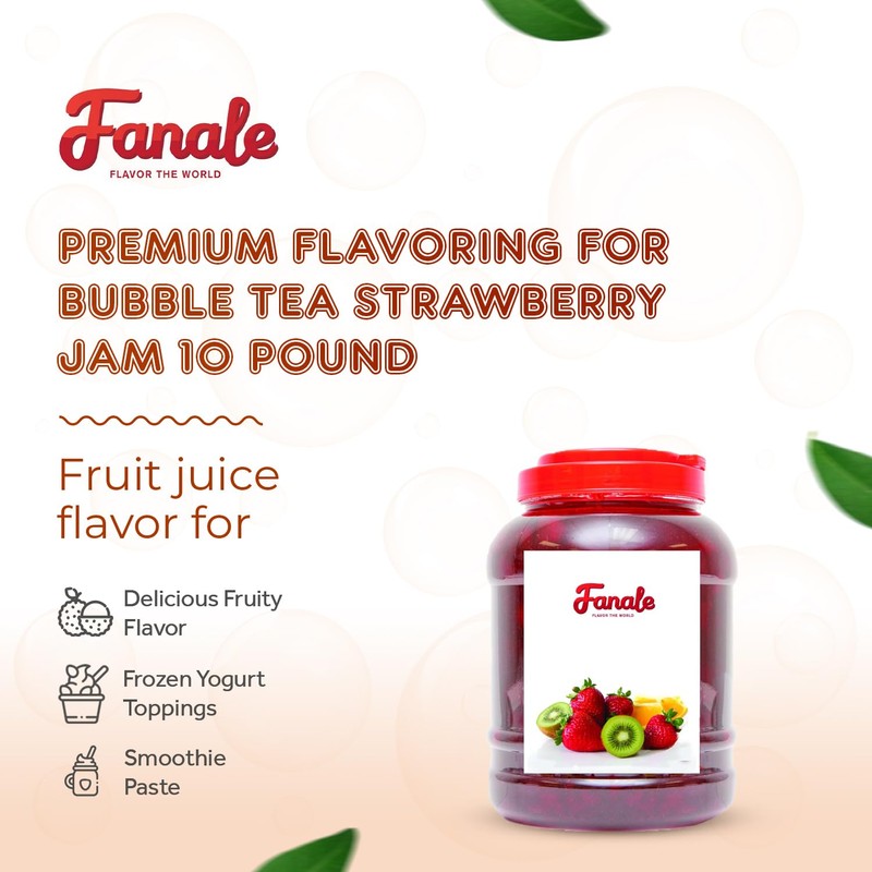 Fanale Premium Flavoring Jam for Bubble Tea | Strawberry Flavor