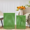 Side Table Set of 2, Iron Side Table 14.6x19.3In &