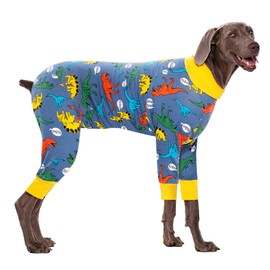 Oslueidy Recovery Suit for Dogs After Surgery,Dog Pajamas Bodysuit Full Body Large Medium Dog Recovery Onesie Surgical Suit for Prevent Licking Cone Alternative Pet Surgical Suit Male Female