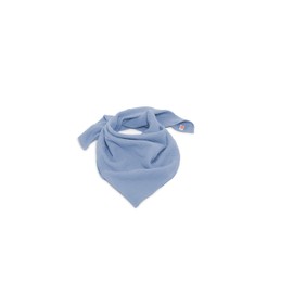 nanito Scarf Baby Scarf, Children's Scarf, Muslin Scarf, Choice of Colours, Baby Boy, Girl, Burp Cloth, 100% Organic Cotton, 45 x 45 cm, sky blue