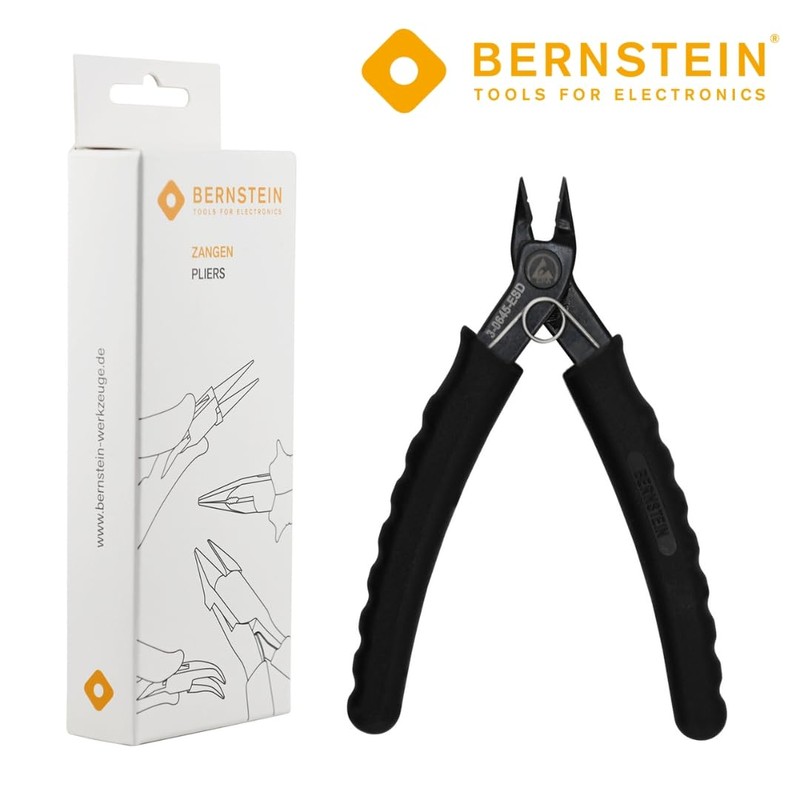 Bernstein ESD Wire Stripper Mini Side Cutters 135 mm Without