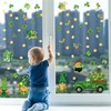 FWIEXA St Patrick's Day Wall Stickers, Lucky Shamrock Wall Decals,