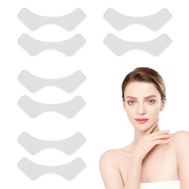 PKRFCJ Anti Wrinkle Patches for Lip, 8pcs Silicone Patches for Smile Lines, Wrinkle Repair Remover Patches for Face Overnight, Smoothing Smile Line & Fine Lines Around Lip Area, Reusable Breathable