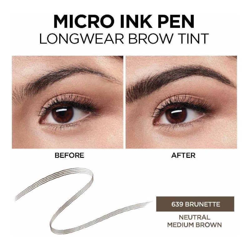 L'Oréal Paris L'oreal, Micro Ink Pen. Boligrafo Para Cejas