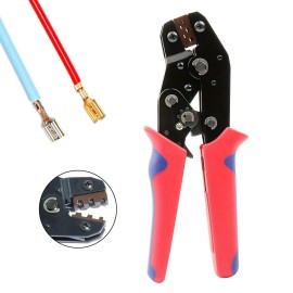 Unbranded Ratchet Crimper Plier Kit for Crimping AWG22-16 Cable Wire Terminals