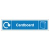 V Safety WRAP - Cardboard Recycling - Slim Landscape 250